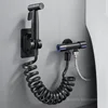 Handheld Bidet Spray Set 304 Stainless Steel Spray Gun, Self Cleaning Bathroom Handheld Shower Head for Toilet Sprayer with Hose 1