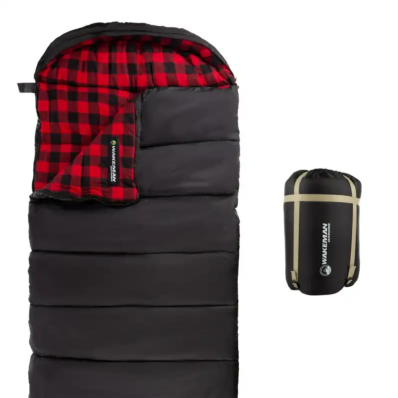 

Sleeping Bag– 32F Rated XL 3 Season with Hood by Outdoors ()