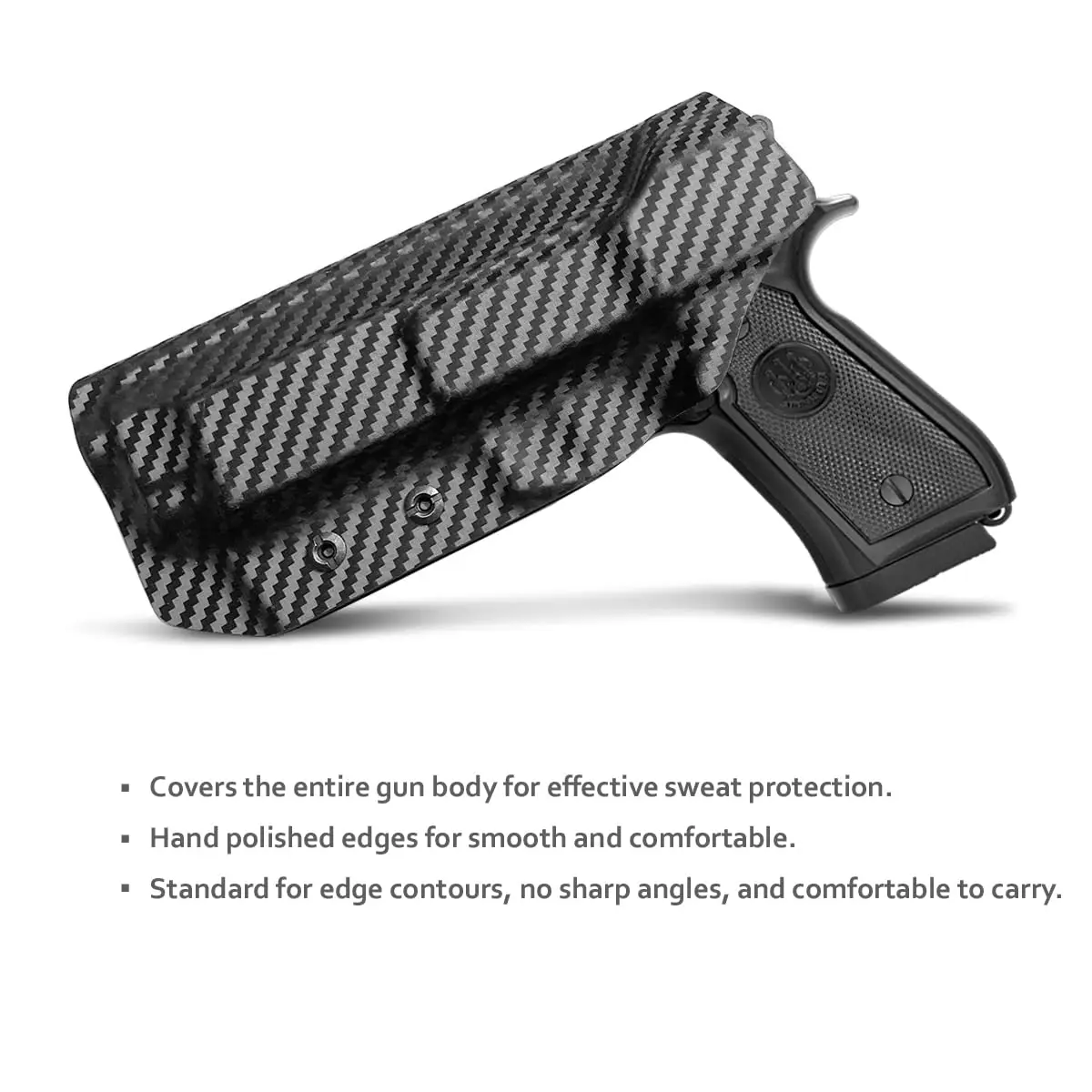 For Beretta 92 FS / 92 A1 / 96 A1 Beretta 92FS 92A1 96A1 Holster IWB Kydex Holster Inside Waistband Concealed Carry-Right
