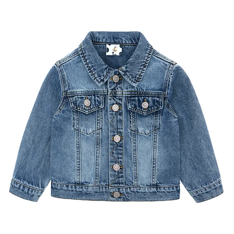 Children's Clothing Spring Autumn Kids Denim Jacket Boys Girls' Tops Fashion Casual Jacket Coat