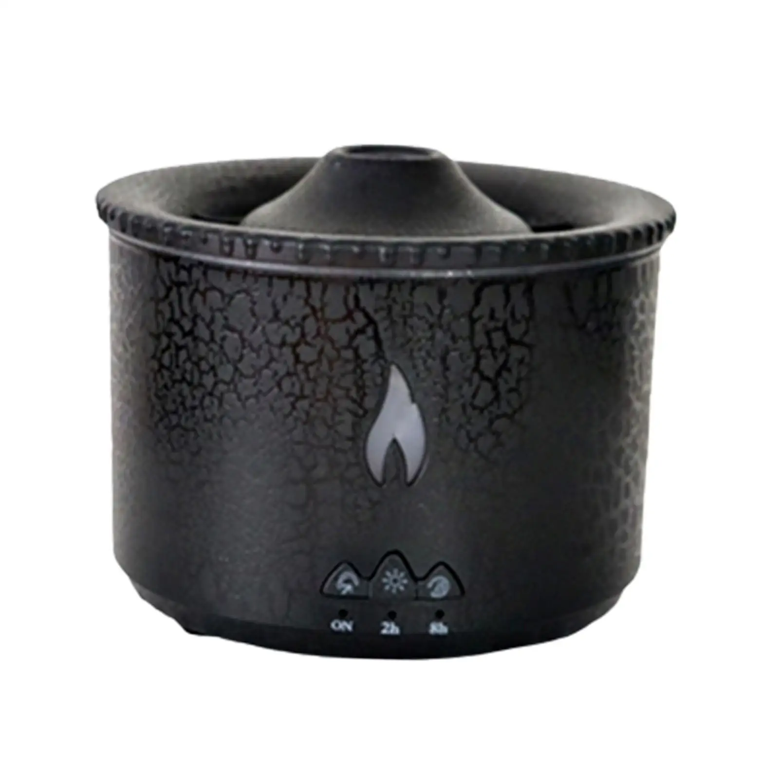 

Flame Air Humidifier Portable 360ml Simulation Flame Essential Oil Flame Diffuser for Dorm Travel Desktop Living Room Personal