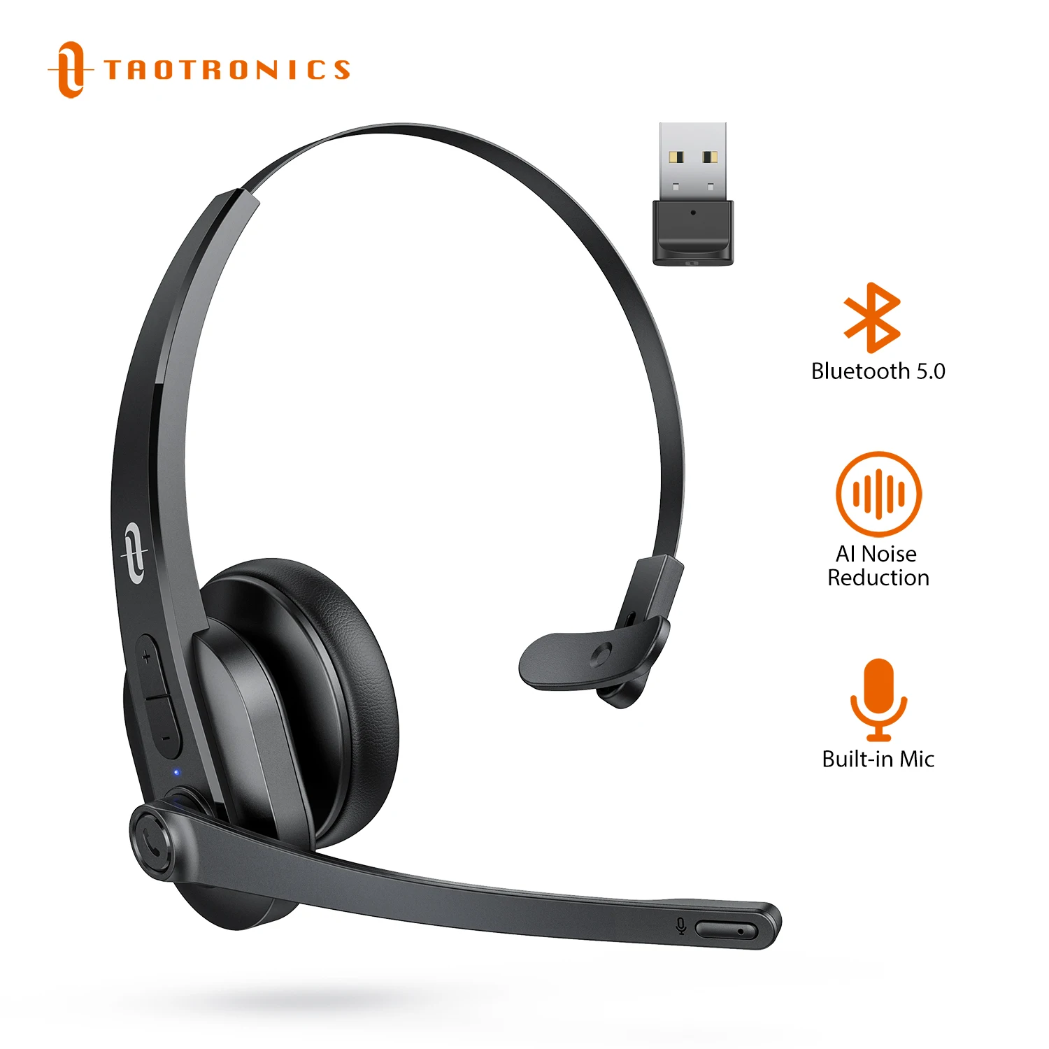 Bluetooth-гарнитура TaoTronics SoundLiberty 41 беспроводные наушники с шумоподавлением и