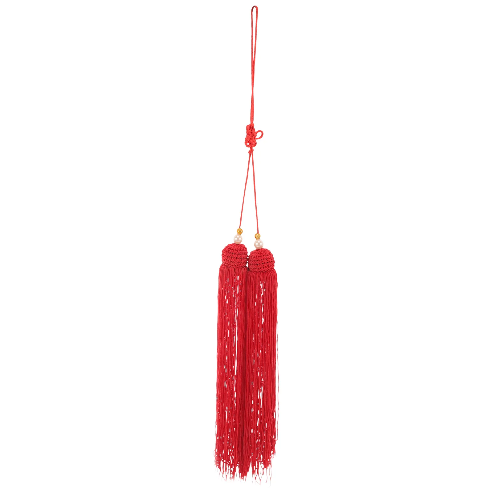 

Chinese Knot Sword Tassel Red Chinese Tai Chi Sword Tail Pendant Chinese Knotting Cord Tassel Decoration