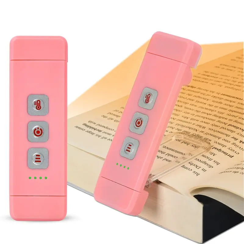 Clip-on Bookmark Book Light With Timer USB Rechargeable Reading Light Mini Led Read Light Portable Bedside Desk Light Read Lamp - Image 9