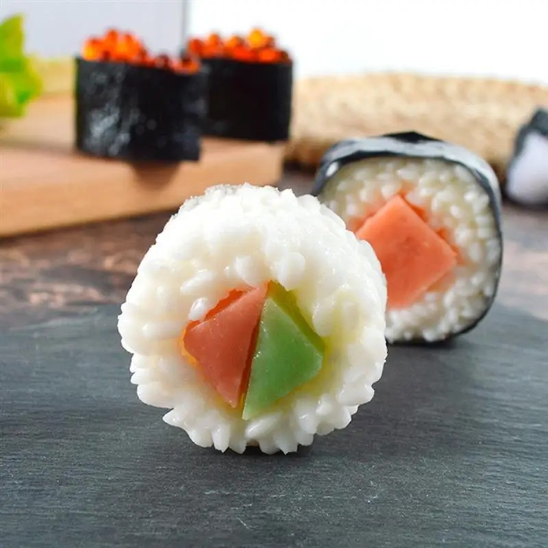 Artificial Sushi Food Model 6Pcs Japanese Fake Food