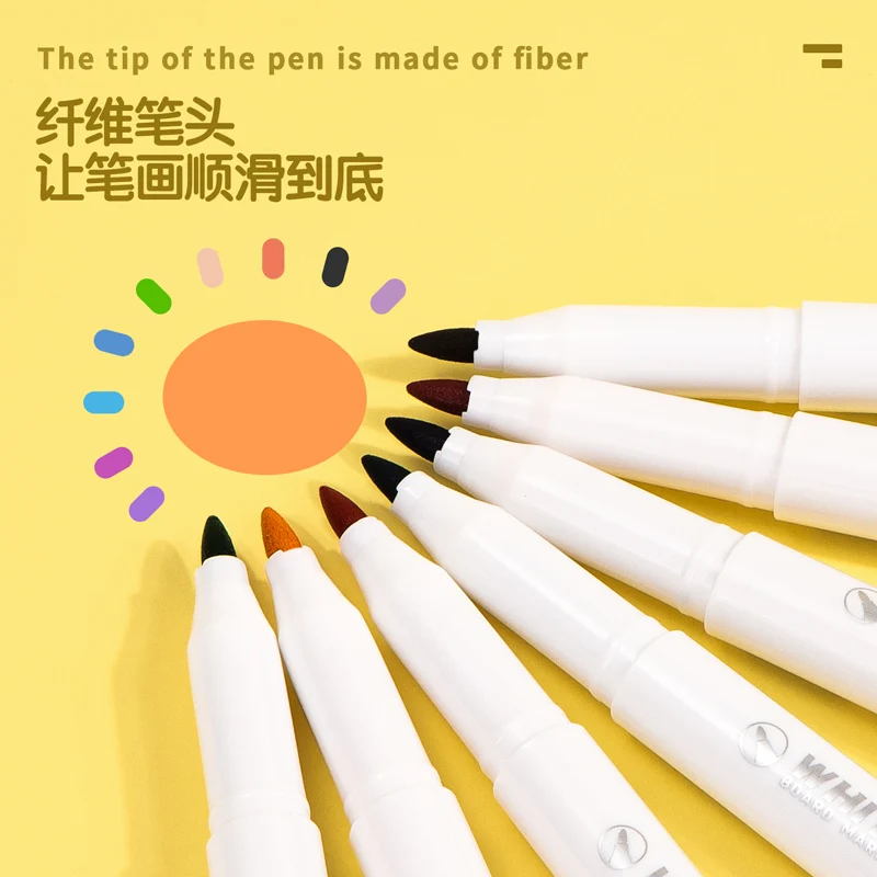 Deli 8 PCS/Lot White Board Pen 8 Colors Dry Erase Marker Office School Stationery S504