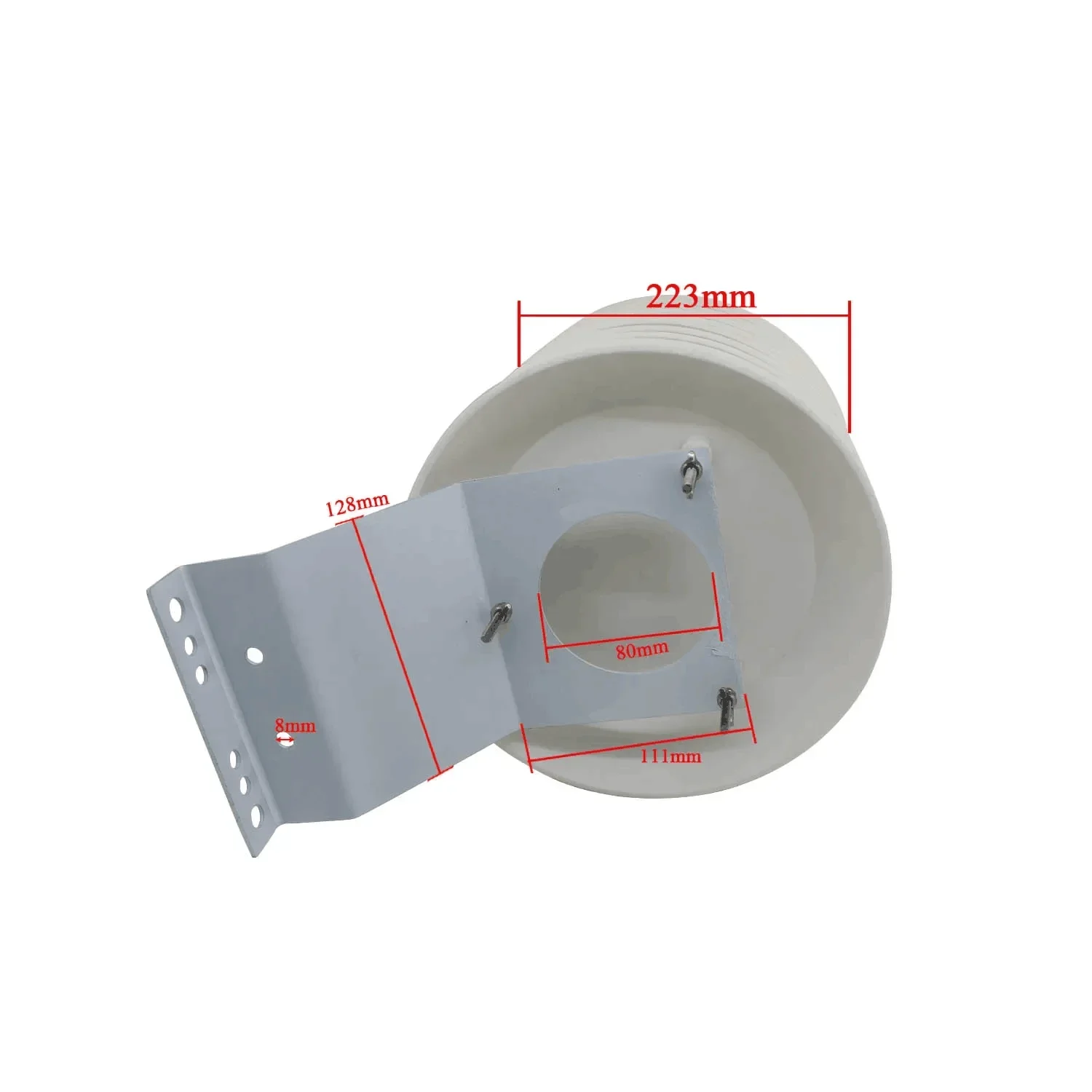 ABS Solar radiation shield ambient weather station projector 4-16 floors with bracket