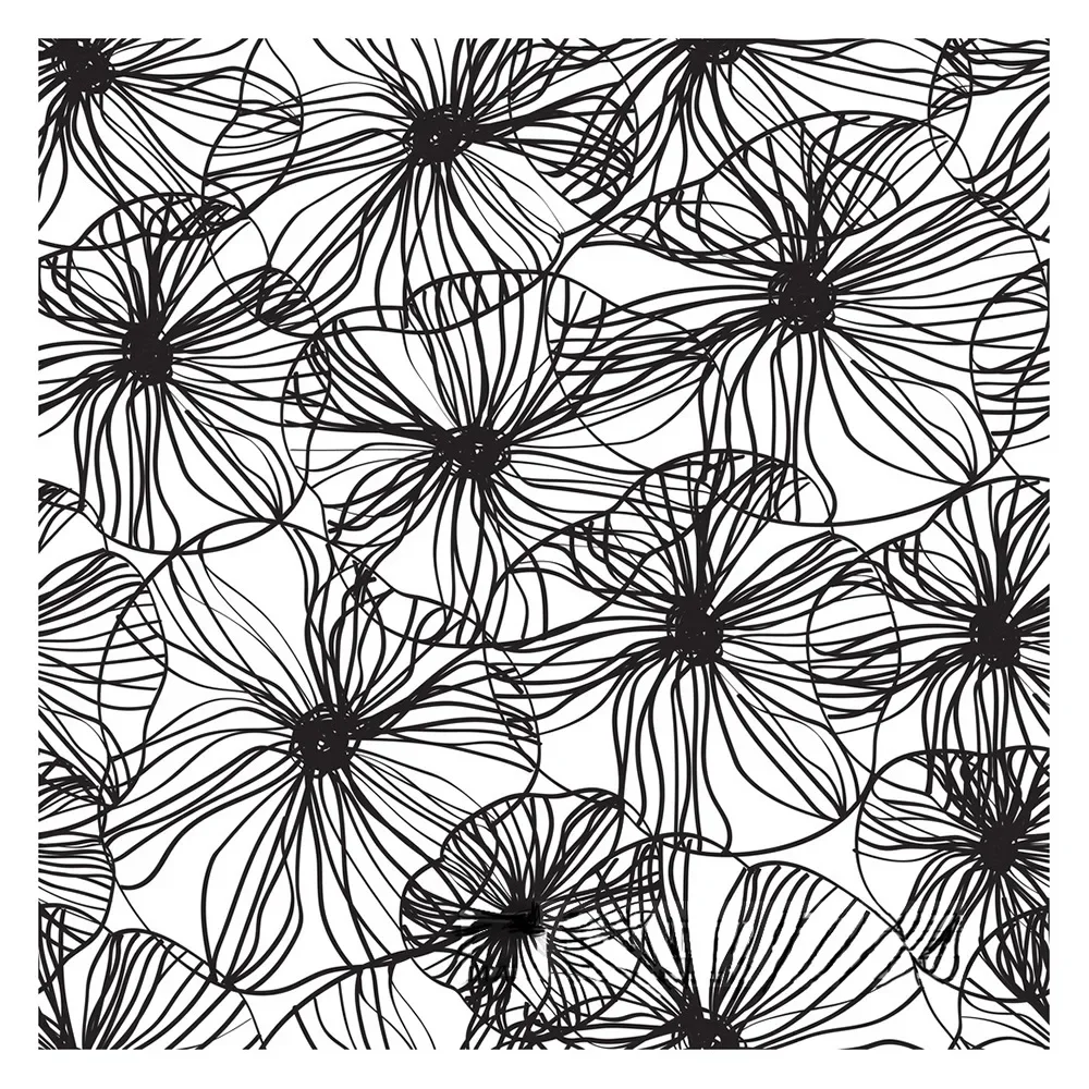 15*15cm Flower Texture Clear Stamps Scrapbooking Stencil for Decor Embossing Stamp DIY Greeting Card Album Handmade