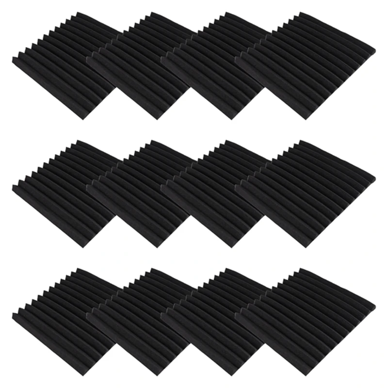 12 Pack Self-Adhesive Acoustic Panels Sound Proof Foam Panels High Density Soundproofing Wall Panels For Home sound absorbing panel,sound absorbing foam,soundproofing foam