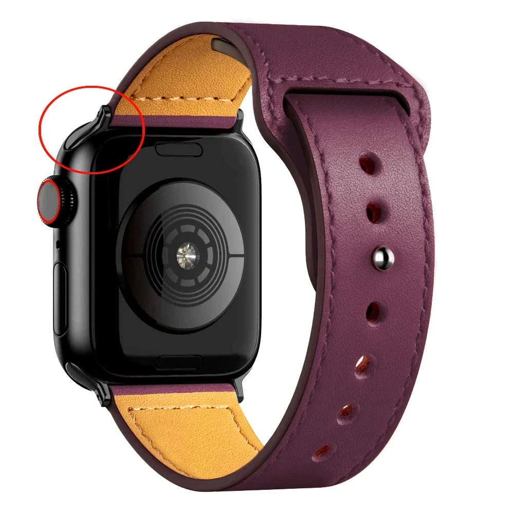 ตัวเลือกสินค้า สายหนังแท้สำหรับ Apple Watch