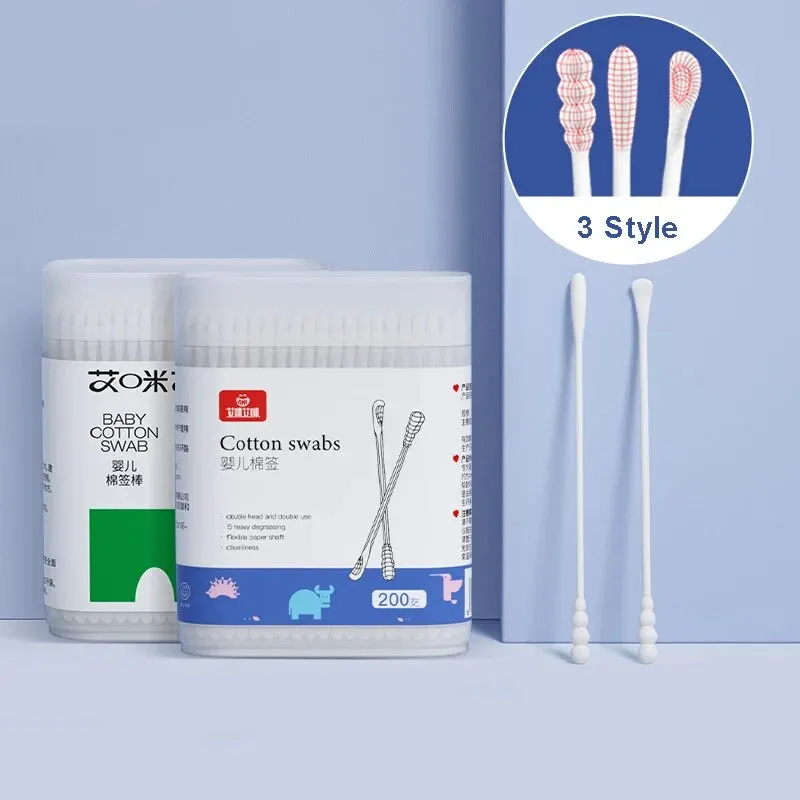 Cotton swabs, 400/200 Pcs double head, for women makeup lipstik, nose ear cleaning health care