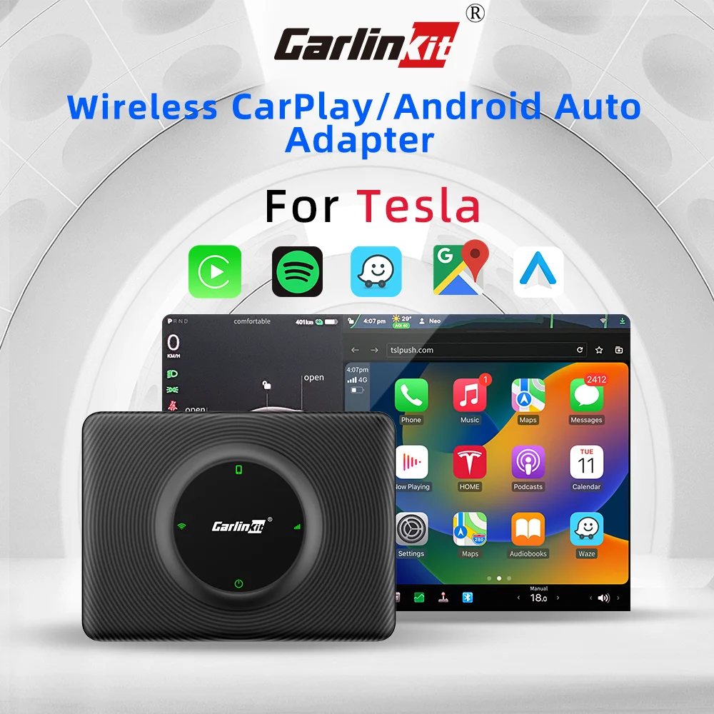 Carlinkit T2c Carplay Wireless Adapter For Tesla Model 3 Model Y Model