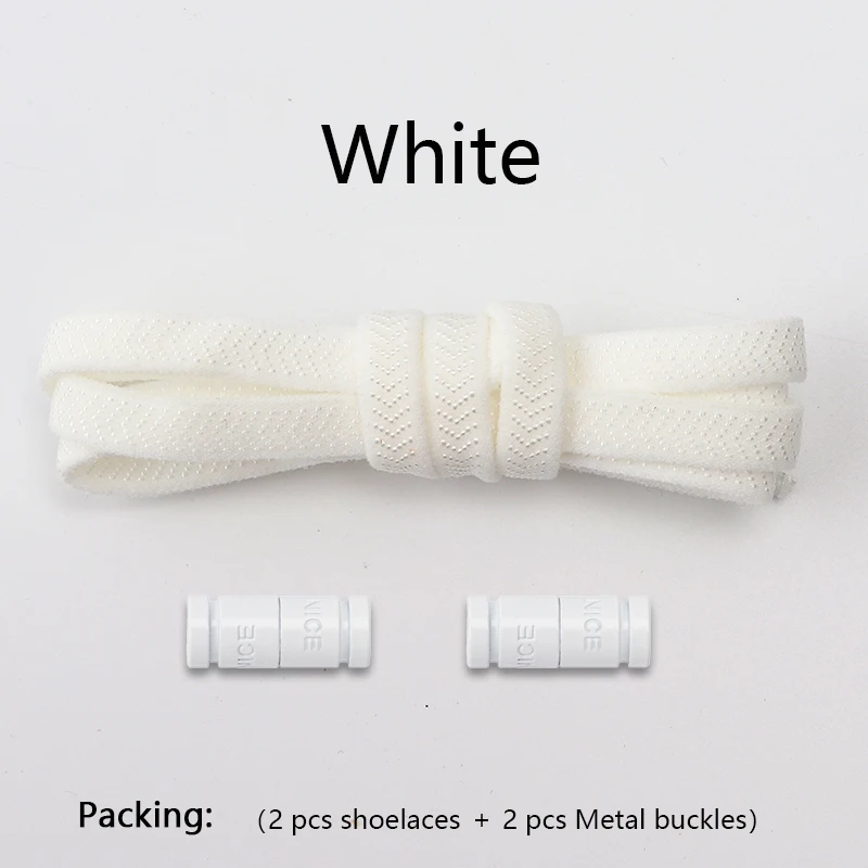 Vibrant No-Tie Elastic Shoelaces for Effortless Footwear