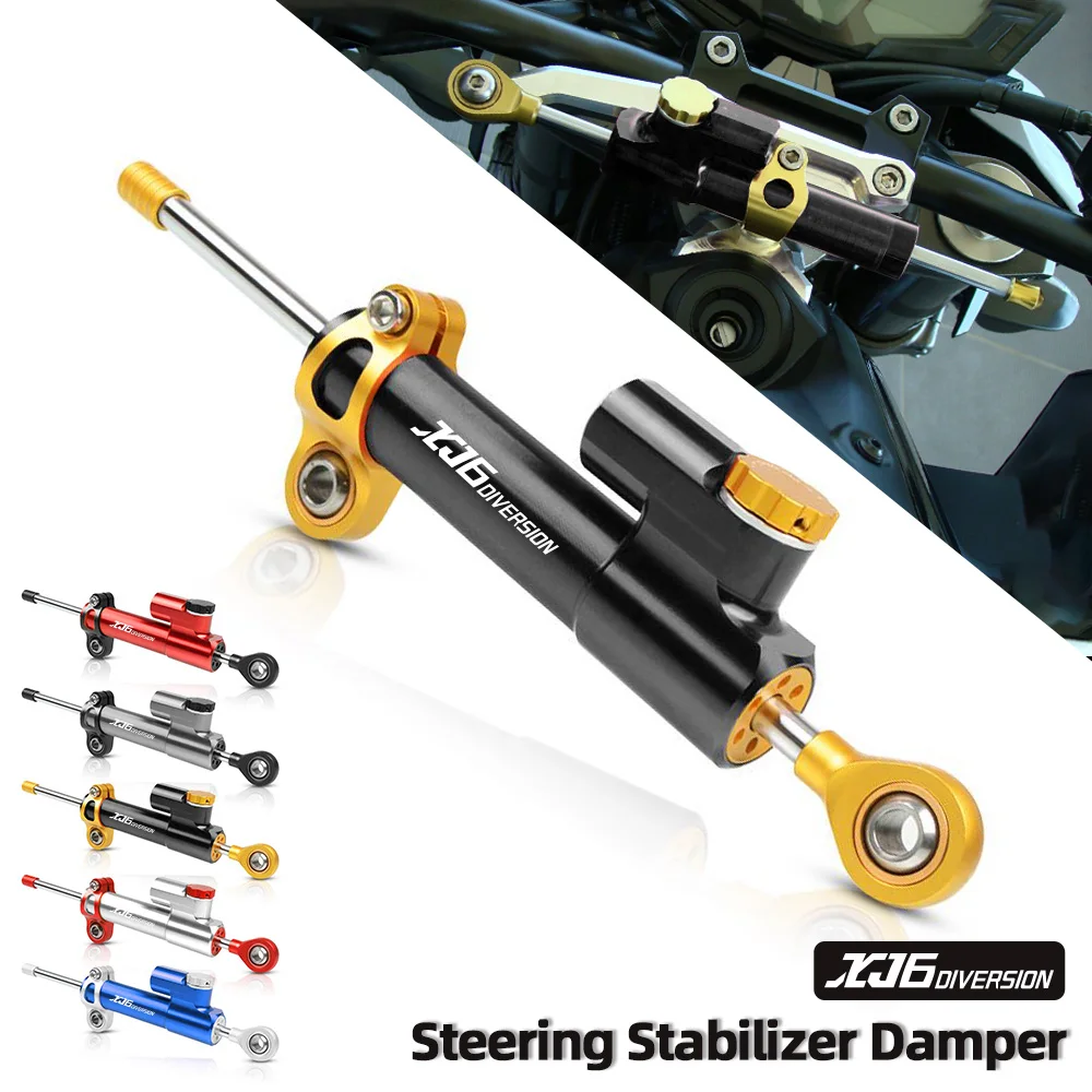 

Motorcycle Adjustable Steering Stabilize Damper Safety Control Bracket Mounting Kit For YAMAHA XJ 6 XJ6 DIVERSION 2009 2010-2015