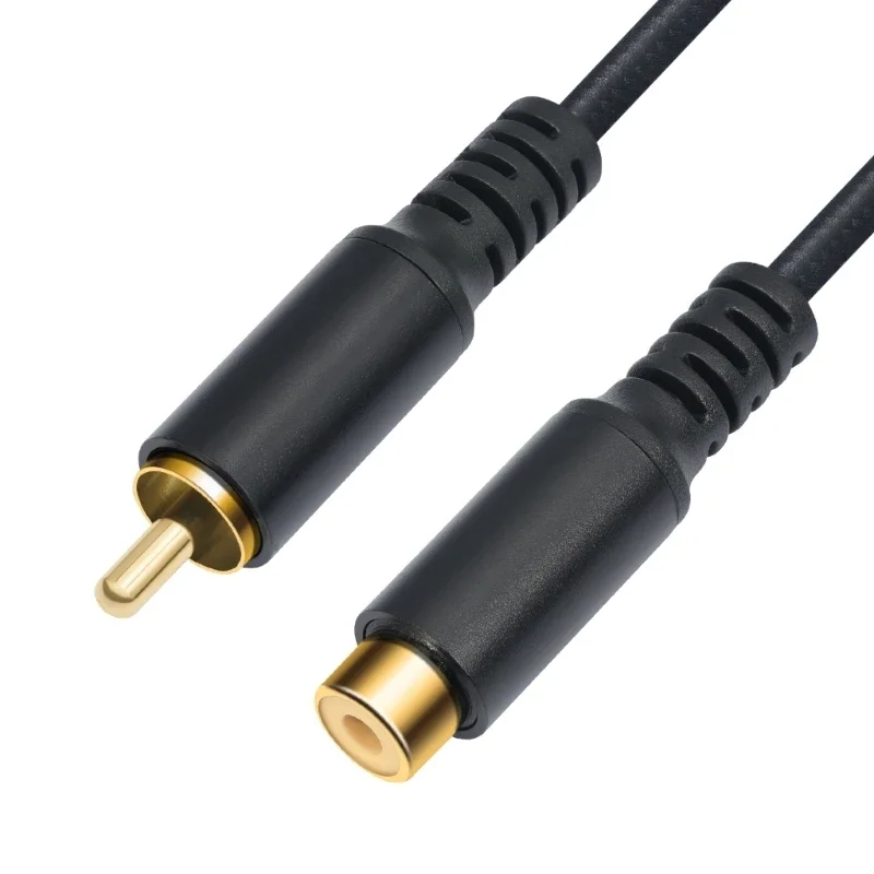 Cavo di prolunga RCA da 1.8M/3 metri/6m cavo Audio AV maschio a femmina cavo Video RCA cavo in lega di alluminio per altoparlante Subwoofer/Audio  44