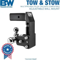 MultiPro Tow & Stow - Fits 2.5" Receiver, Tri-Ball 18,000 GTW - TS20067BMP 1