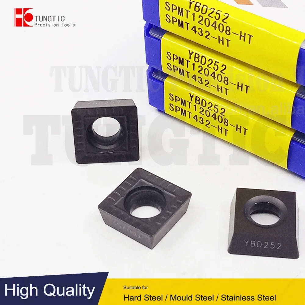 

SPMT120408-HT Milling Inserts Carbide Cutter For CNC SPMT 120408-HT