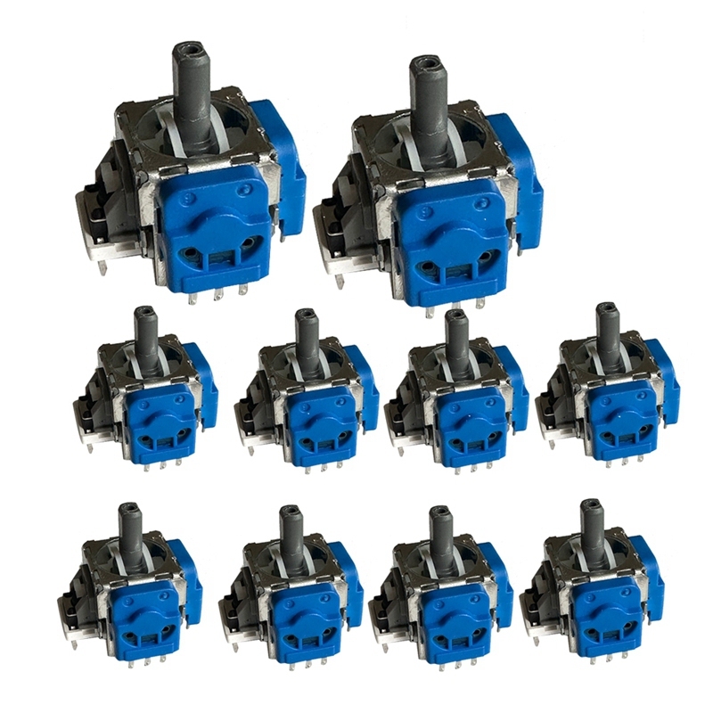 10PCS Hall Joystick Controller For PS5 Electromagnetic Joystick Analog Sensor Potentiometer Anti-Drift 3D Joystick Easy To Use