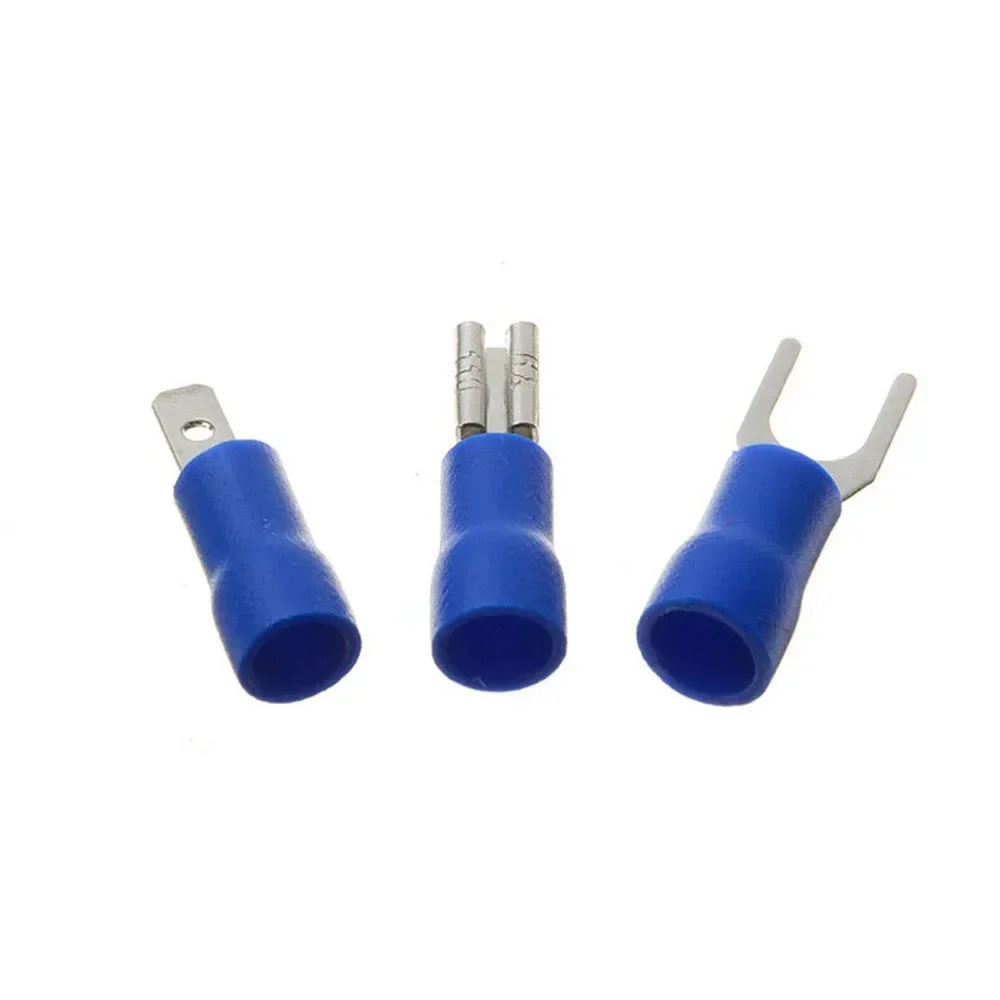 Wire Connector Assorted Crimp Terminals Parts Replacement Set Spade Terminal Insulated Accessories Electrical Useful