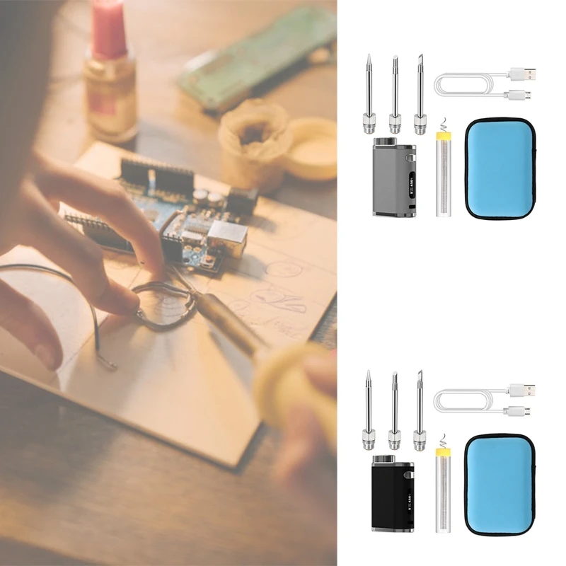 

1-75W Soldering Iron USB Portable Rechargeable Soldering Iron Set for Industry