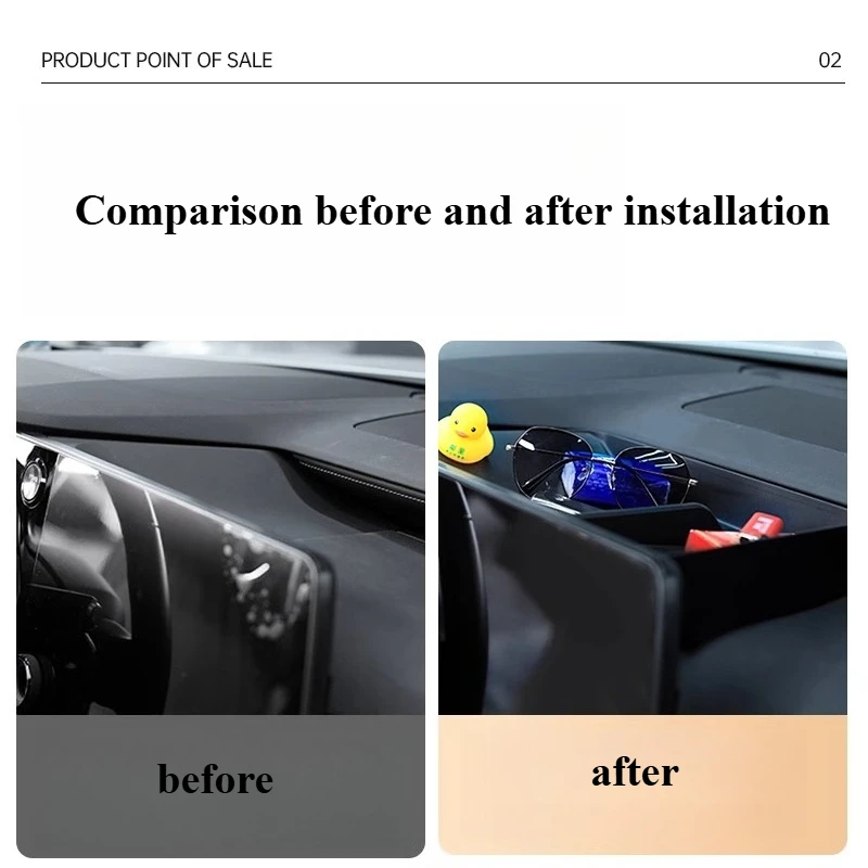 Lexus RX 2023-2025 중앙 제어 보관함 대시 보드 보관함 자동차 용품 적합한 자동차 액세서리 수정 도구