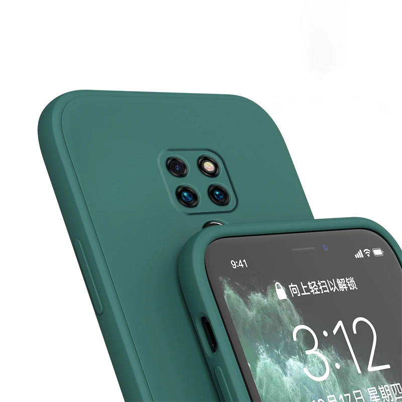 Luxury Matte Square Silicone Phone Case - Classic Design for Xiaomi Redmi Note Series