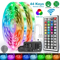LED Strip Lights RGB 5050 LED Strips Remote Controller Color Changing Tape Light DC 12V Per Meter For Bedroom Room Kitchen Bar 1