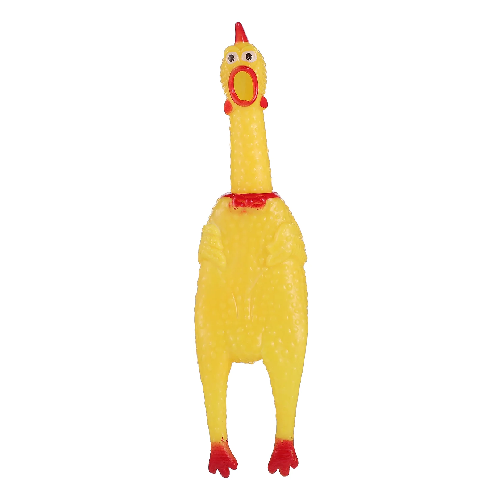 

Rubber Kid Toy Novelty Screaming Chicken Squeeze Toy For Pets Kids Yellow Dog Cat Puppy Sound Toy#j