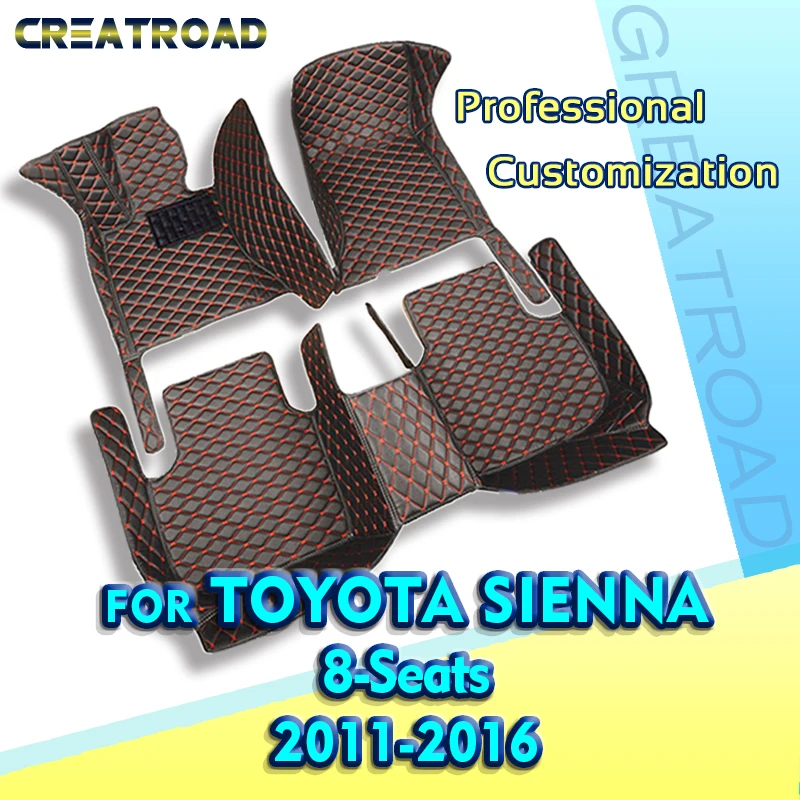 

Автомобильные коврики для Sienna, 8 сидений, 2011, 2012, 2013, 2014, 2015, 2016