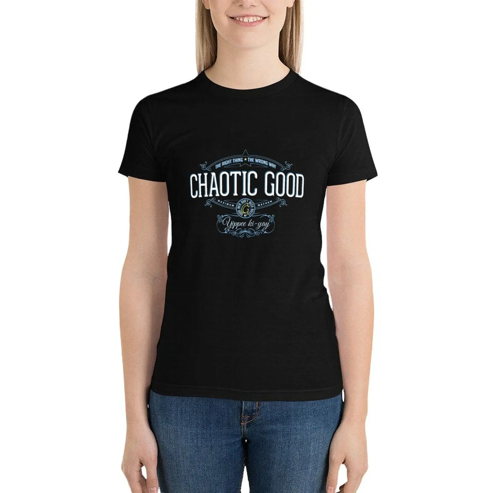 

Chaotic Good T-Shirt Blouse Aesthetic clothing shirts graphic tees Women t shirt
