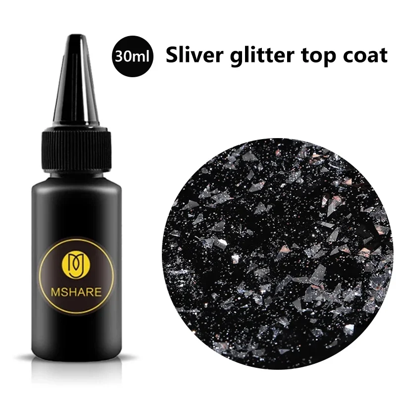 sliver glitter top