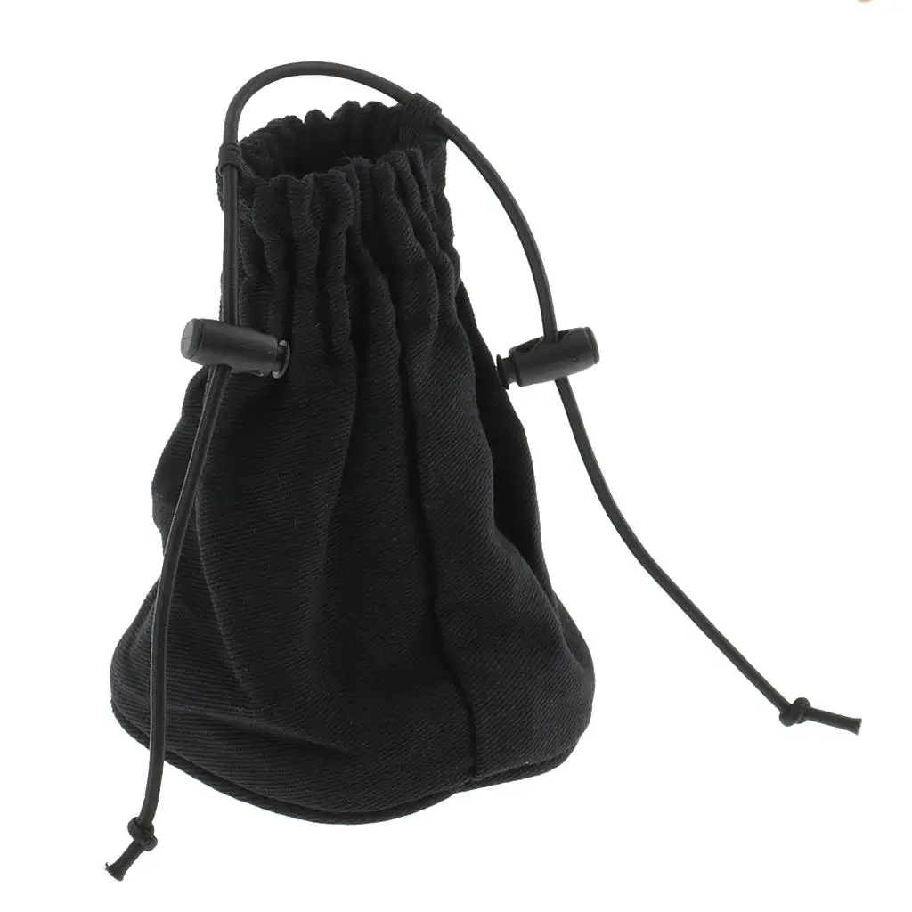 Ultralight Travel Canvas Hair Dryer Cover Sock Salon Styling Tools Black