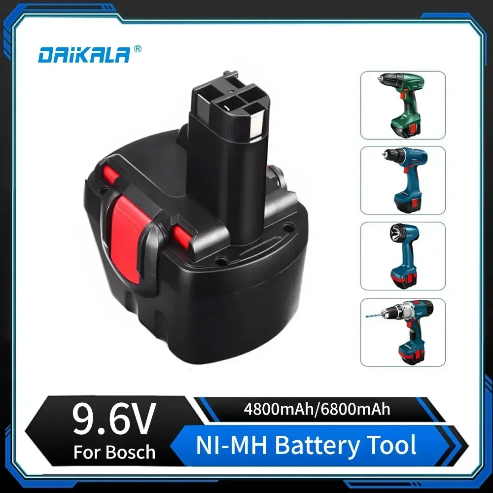 

BAT048 9.6V4800mAh Ni-MH Rechargeable Battery Power Tool Battery For BoschPSR 960 BH984 BAT048 BAT119 L50