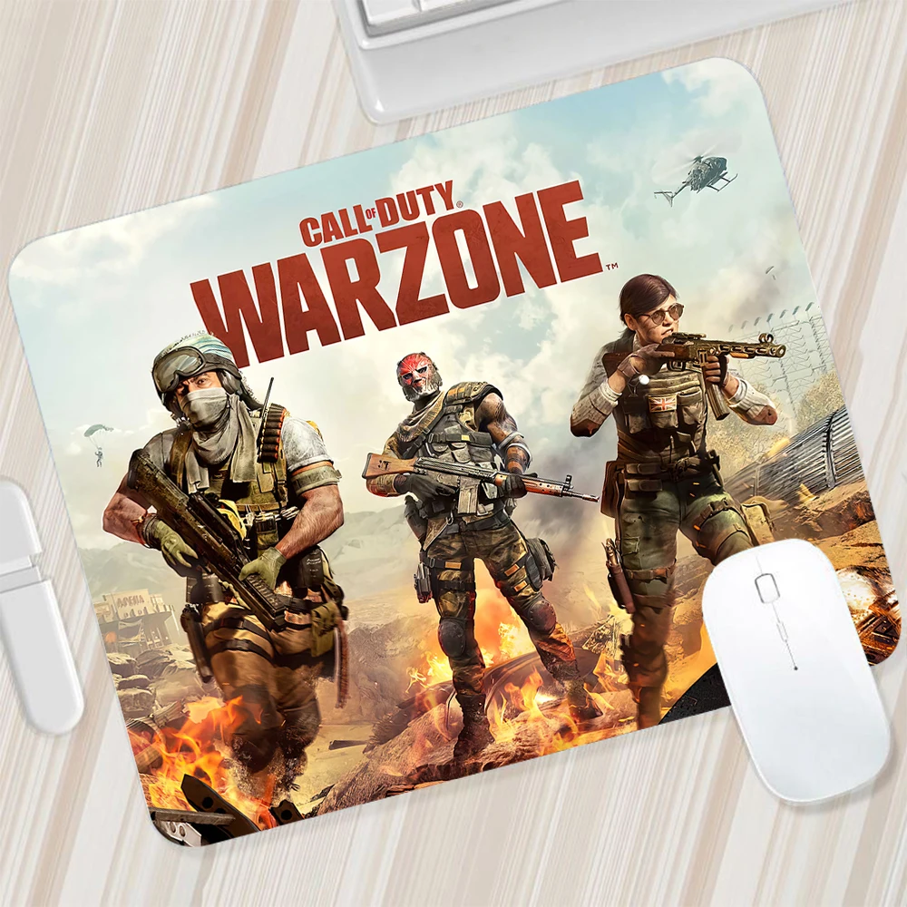 Call Of Duty Warzone Small Mouse Pad Gaming Mousepad Pc Gamer Mouse Mat Xxl Computer Pad Tastiera Mat Desk Pad Laptop Mausepad