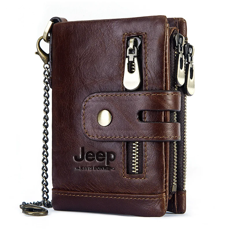 

Cowhide Genuine Leather Men Wallet Coin Purse Small Mini Card Holder Vintage PORTFOLIO Portomonee Hasp Male pockect