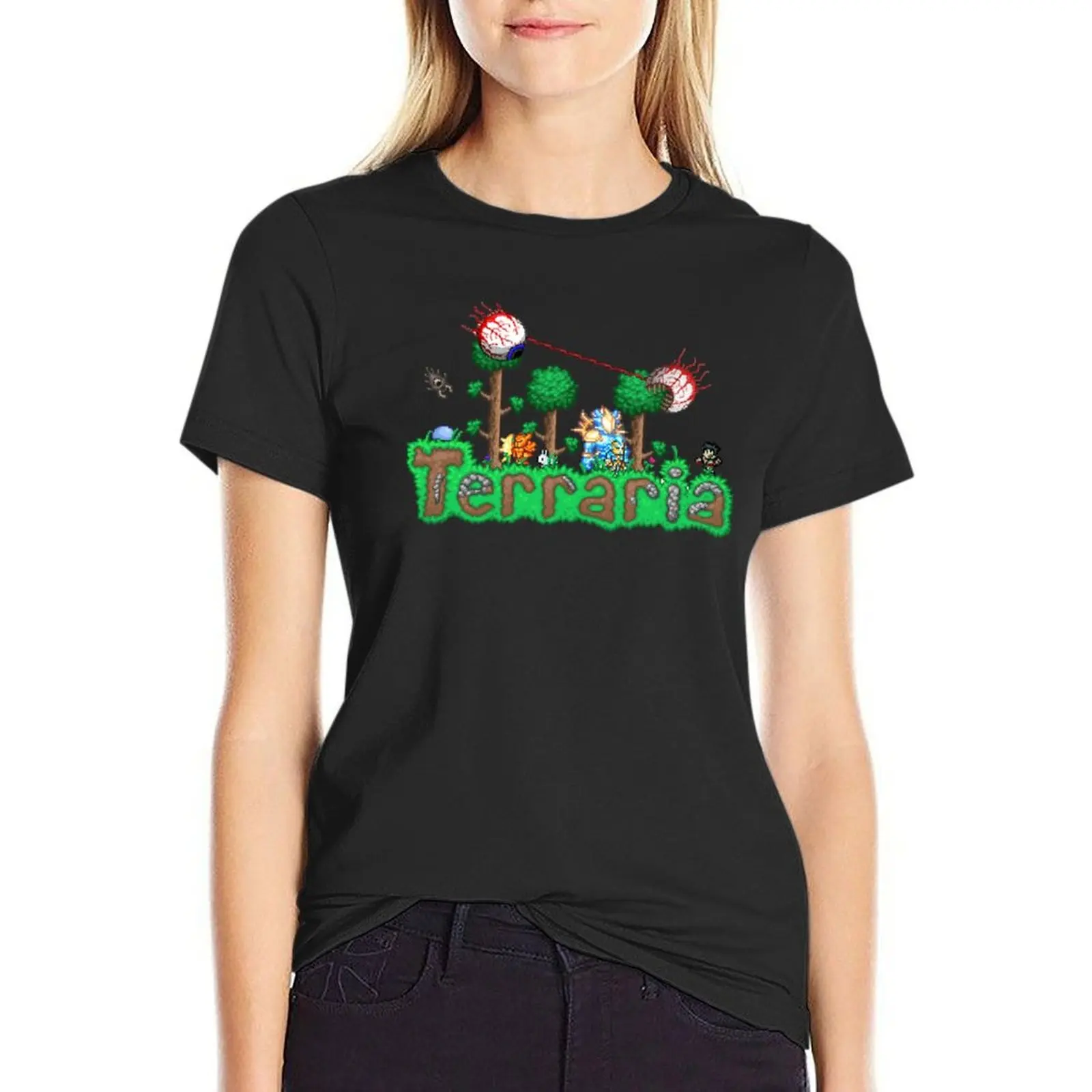 

funny gift terraria game T-shirt tees cute clothes clothes for woman