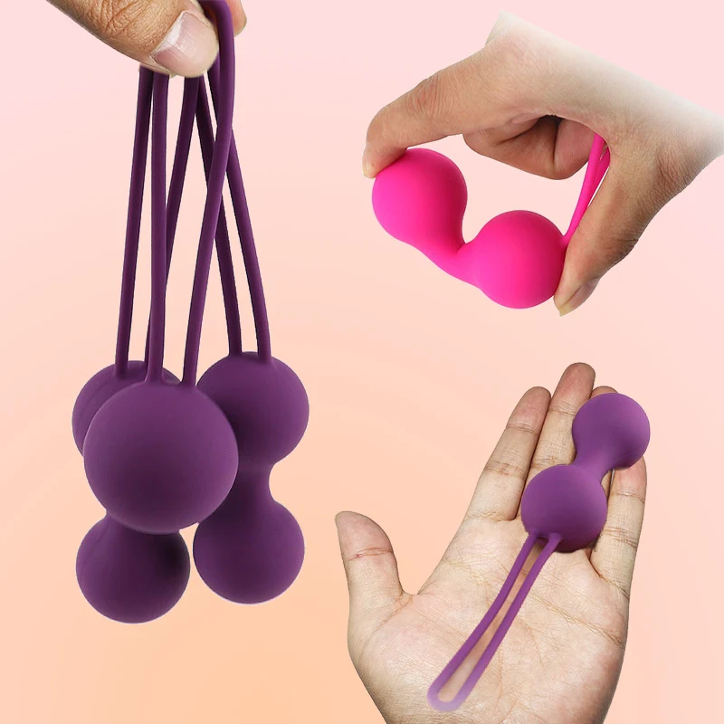 1Set Of Silicone Vaginal Massager, Kegel Vaginal Training Ball, Can Be Used For Tightening-Adult female Sex Toy