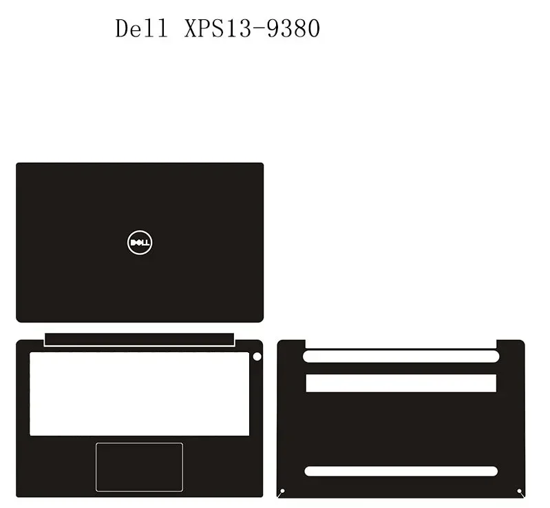 3Pcs Skin Sticker Full Cover Per Dell Xps 13 7390/Xps 13 9310/M3800 Xps 15 9530/Inspiron 5481 15-7559 15-7557 15-5577 15-5576