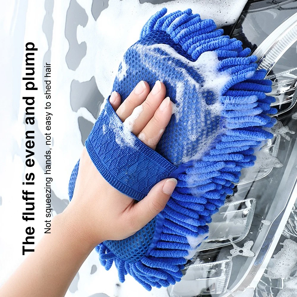 

Car Coral Washer Sponge Cleaning Car Wash Microfiber Towel Car Cleaning Drying Cloth Auto Gloves Styling Supplies
