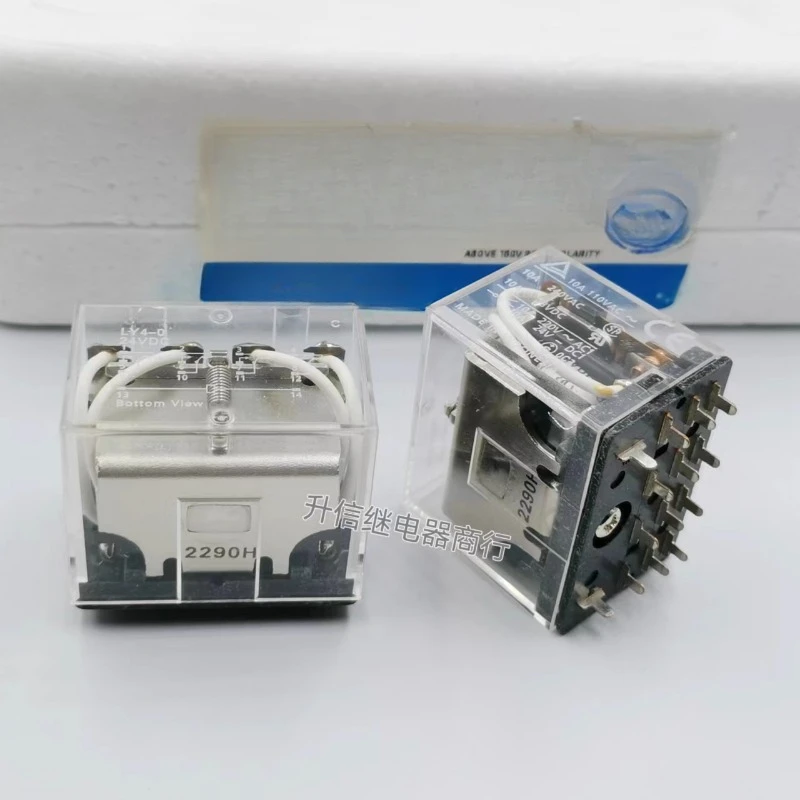 

（Brand-new）1pcs/lot 100% original genuine relay:LY4-0 24VDC Intermediate relay LY4-O 24V 14pins 10A