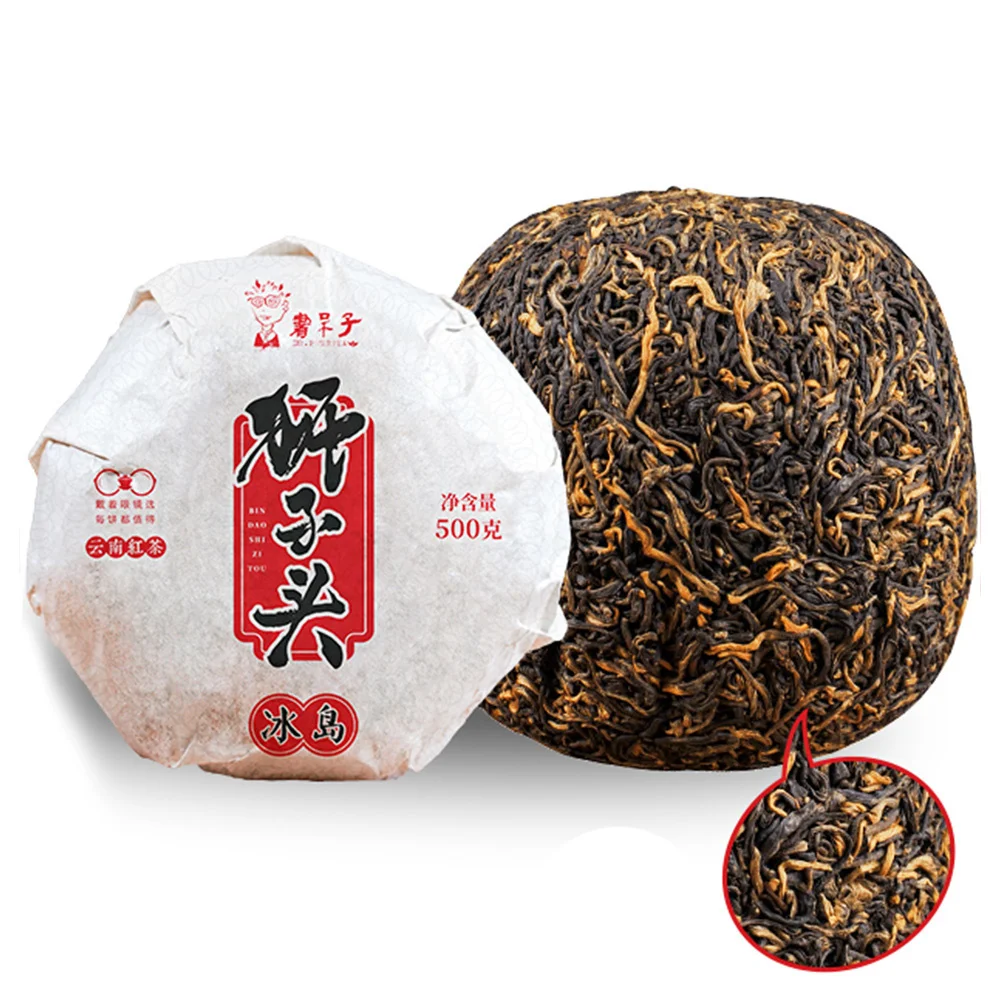 Золотые бутоны Dian Hong Yunnan черный китайский чай Feng Qing Золотая дыня туоча дианон 500 г