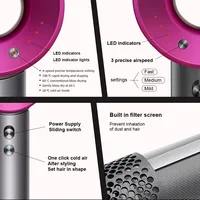Professinal Leafless Hair Dryer Hair Care Quick Drying Home Powerful Blow Dryer Constant 200 Million Anion Negative Ions 2