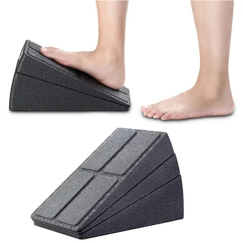 3-Piece Yoga Foam Wedge Anti Slip Wedge Block Leg Stretcher And Fascia Stretcher, Used To Improve Leg Strength Treatment
