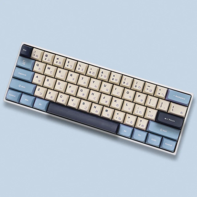 Teclas azules PBT para Teclado mecánico de juegos, teclas personalizadas  con perfil MDA, para Switch Cherry MX, 61/84/123, 87/104 teclas - AliExpress