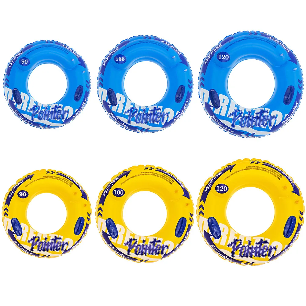 Adult Swimming Ring PVC Inflatable Swim Circle For Outdoor Sport Beach Pool Party Water Floating Ring Pool Air Mattress