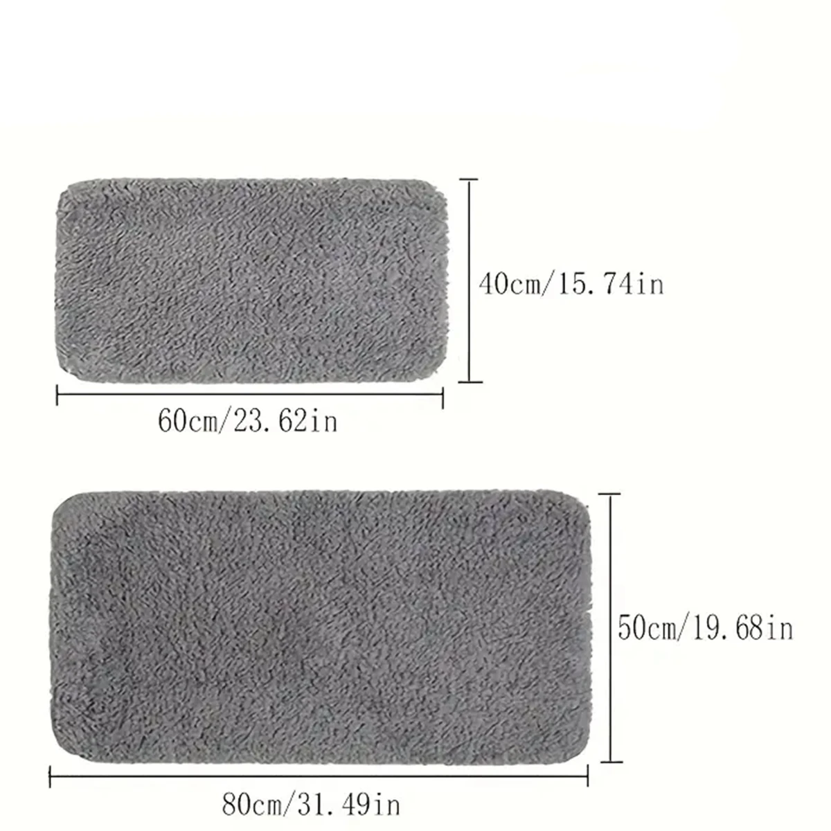 Water absorbtion anti slip bathroom mat 3