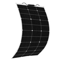 Kit de panneaux solaires et panneaux solaires flexibles 300w 200w 100w, module de chargeur de batterie haute efficacité 12v 24v 2