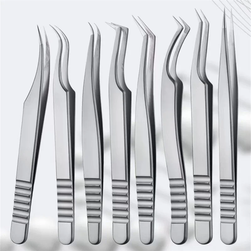 

Lashes Tweezers Ukraine Eyelash Tweezers for Grafting Stainless Steel Eyebrow Tweezers Eyelash Extensions Precision Tweezers
