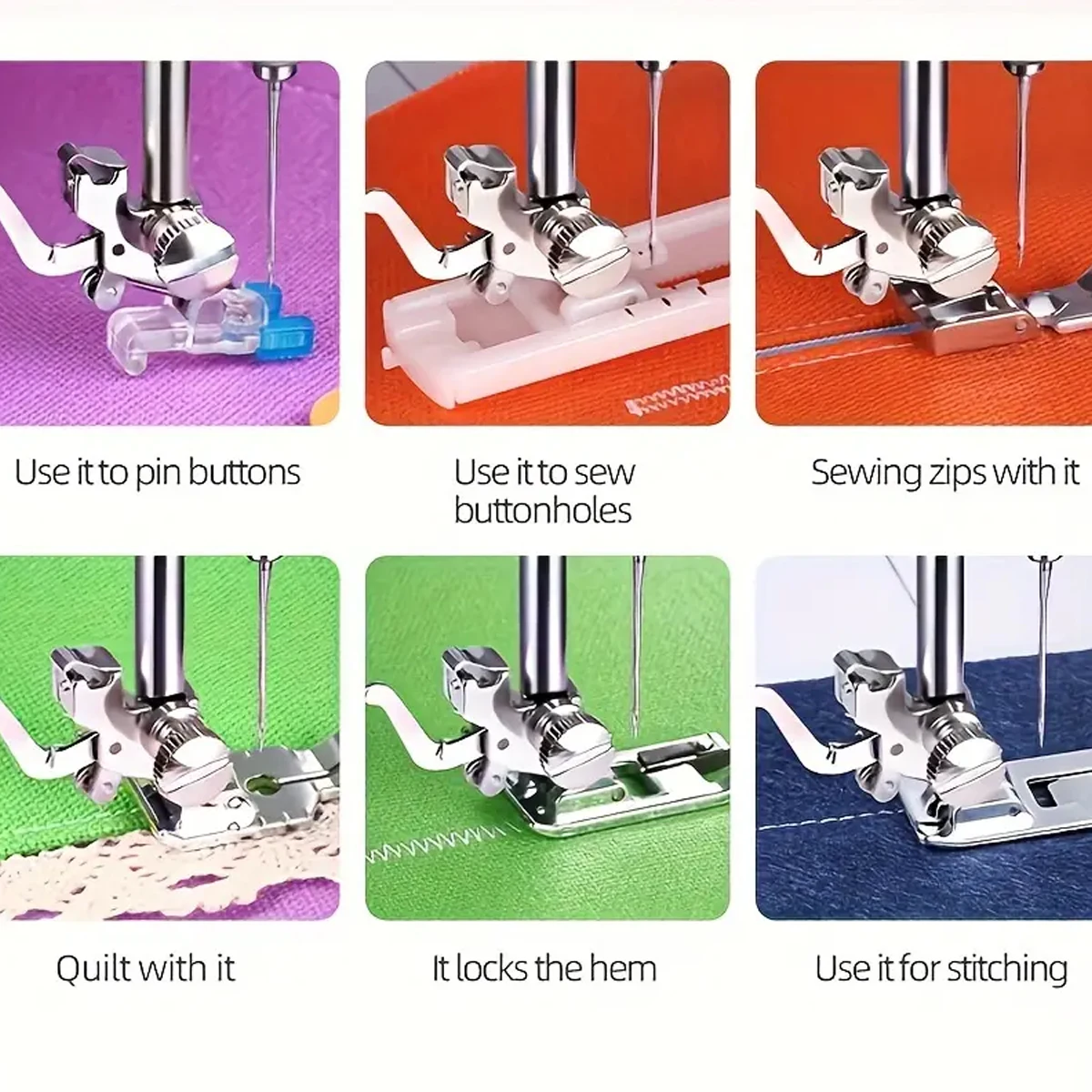 Sewing Machine Household Multi-Function Portable Electric Household Crafting Mending Overlock 12 Kinds of Built Beginners