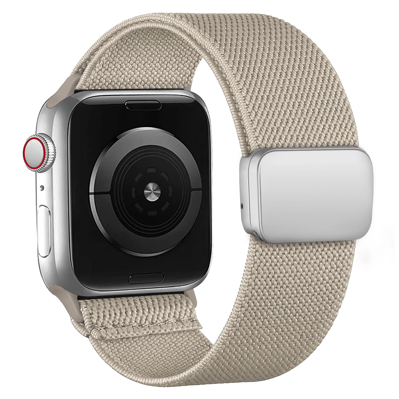 Stylish Magnetic Nylon Loop Watch Strap Bracelet